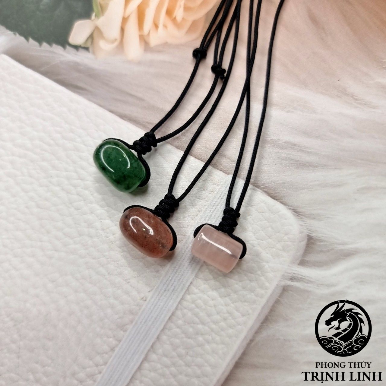 VÒNG CỔ 1 HẠT ĐÁ THẠCH ANH LU THỐNG