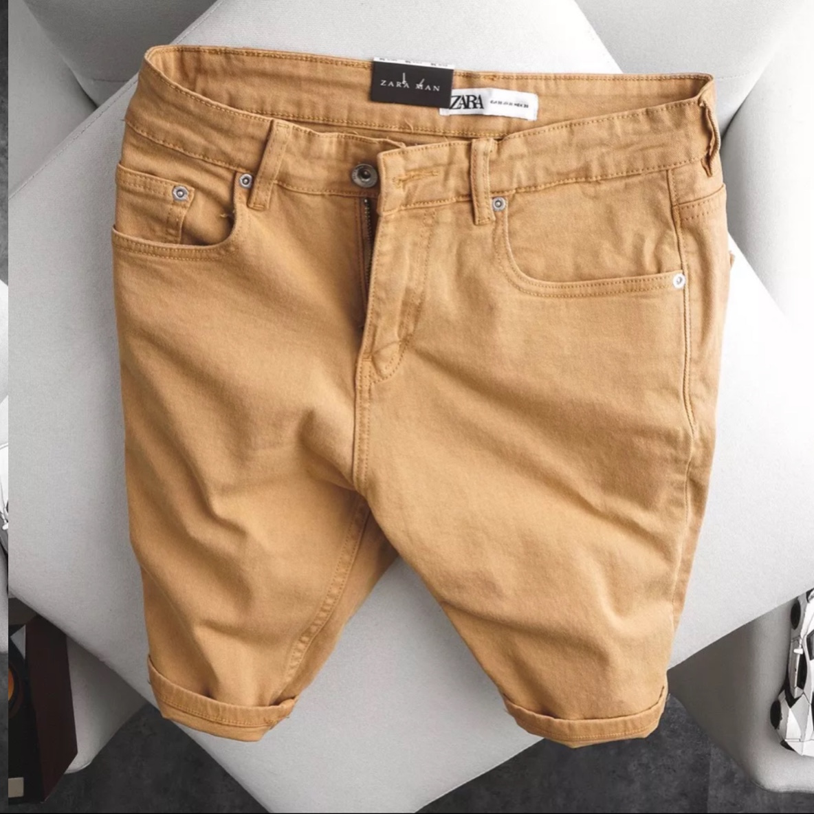 Quần short jean nam cao cấp VNXK nhiều màu trơn phong cách hàng chuẩn shop