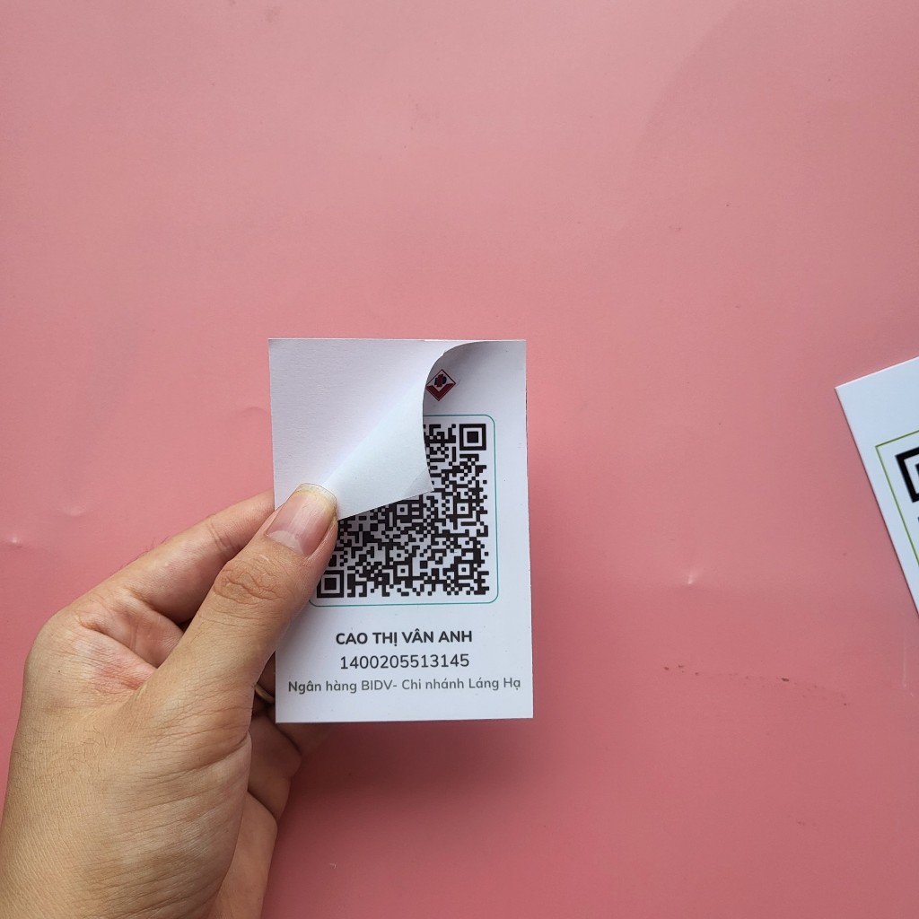 Tem Mã Qr Code ngân hàng (In theo yêu cầu)