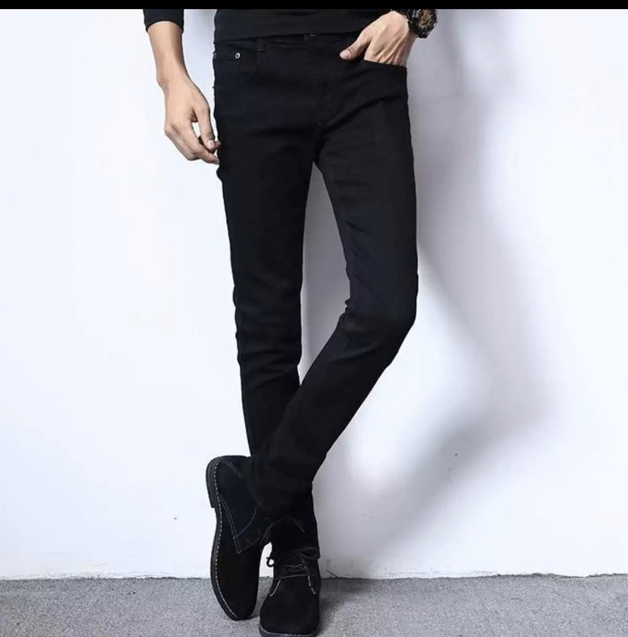 quần jeans nam thơi trang cá tính trơn JT01