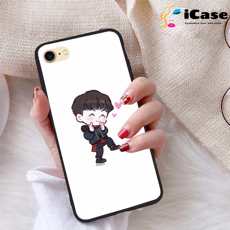 Ốp lưng iPhone 7 viền dẻo TPU BST Chibi
