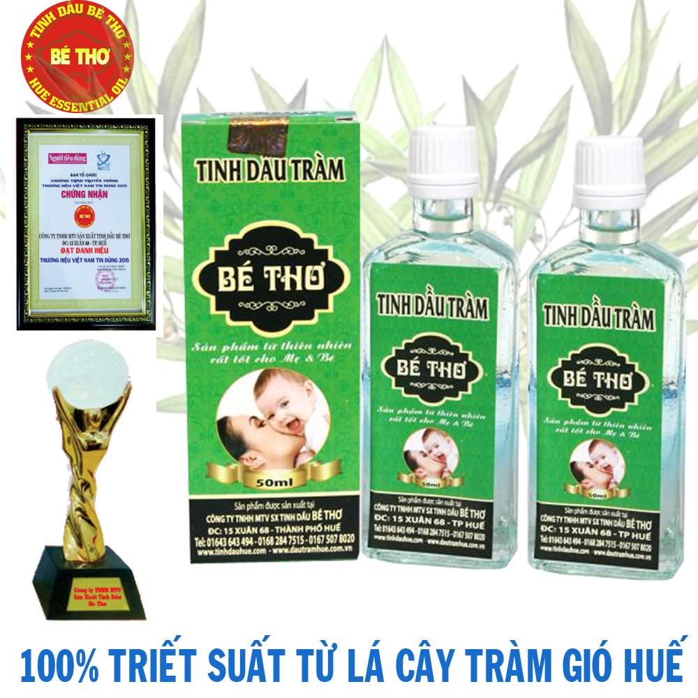Combo 2 Lọ Dầu Tràm Bé Thơ 50 ml