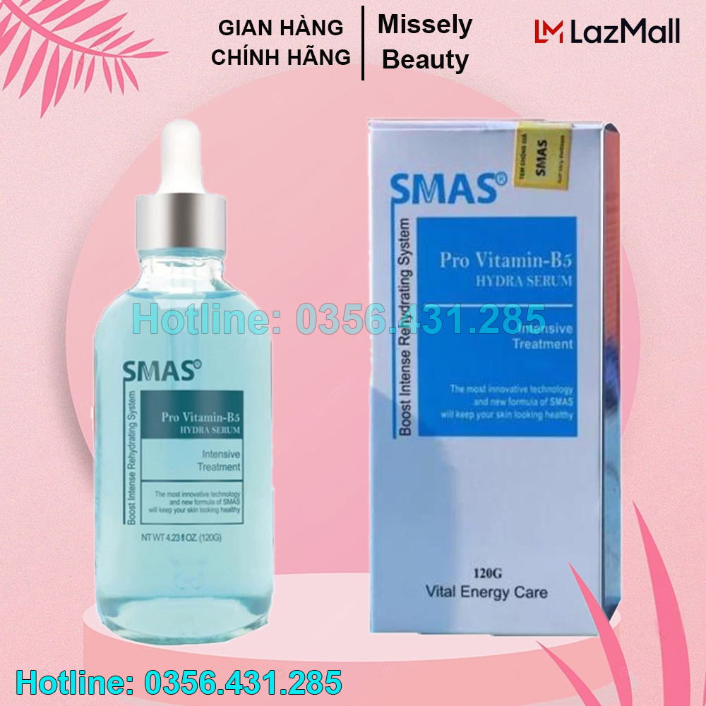 Tinh chất phục hồi Smas Pro Vitamin B5 Hydra Serum 120ml