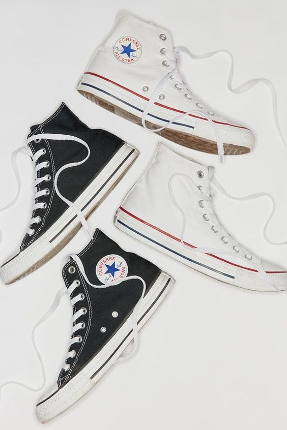 [Full Box] Giày Converse Classic Black White - Đen Trắng