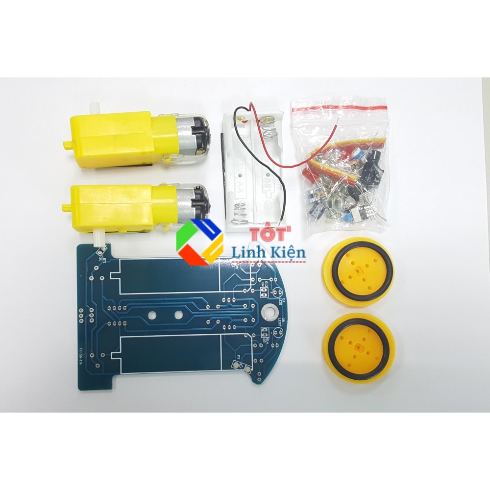 Bộ Kit xe robot dò đường mini DIY D2