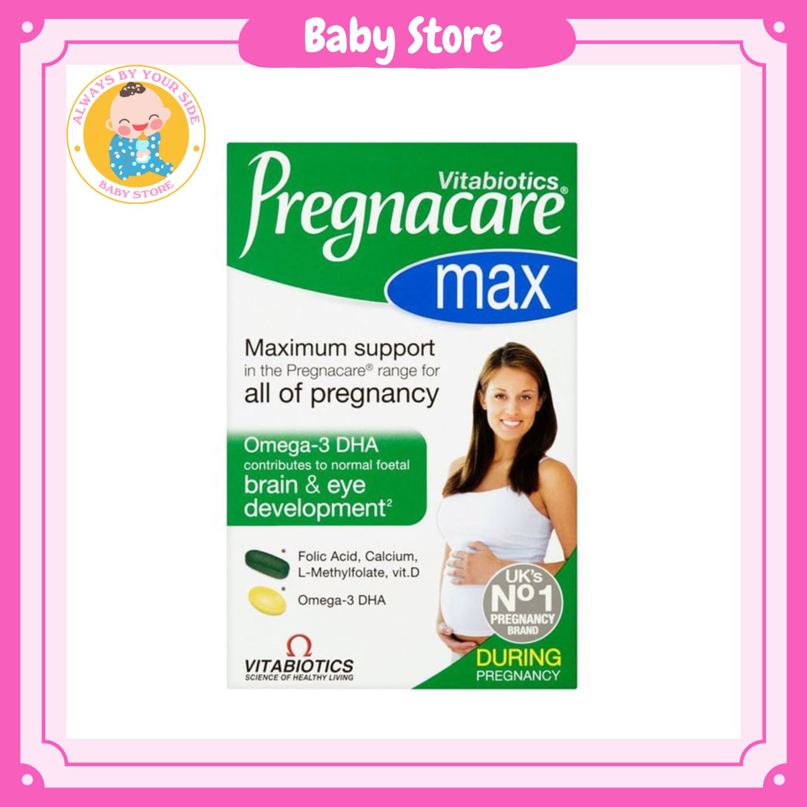 Vitamin cho mẹ bầu Pregnacare Max
