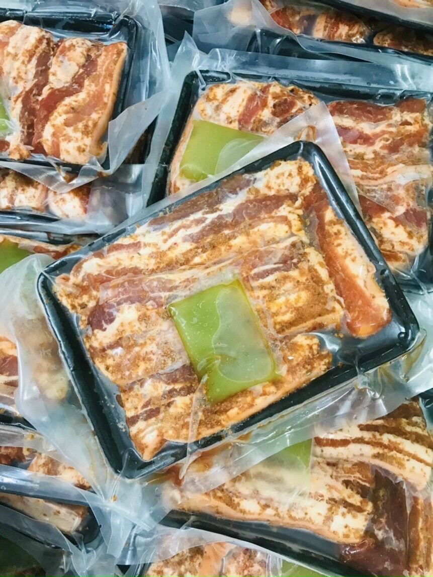 Ba rọi ướp xả ớt 1 nắng 500gr (giao tphcm)