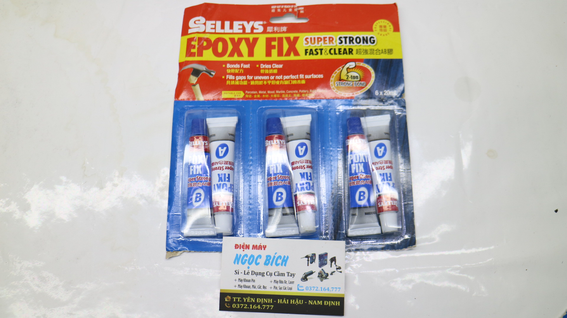 Keo gắn sắt 2 thành phần epoxy