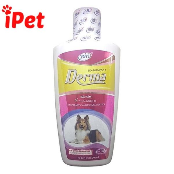 affordable [HCM]Sữa Tắm Dưỡng Da Phòng Ngừa Ghẻ Nấm Cho Chó Mèo - Bio Derma 200ml - iPet Shop