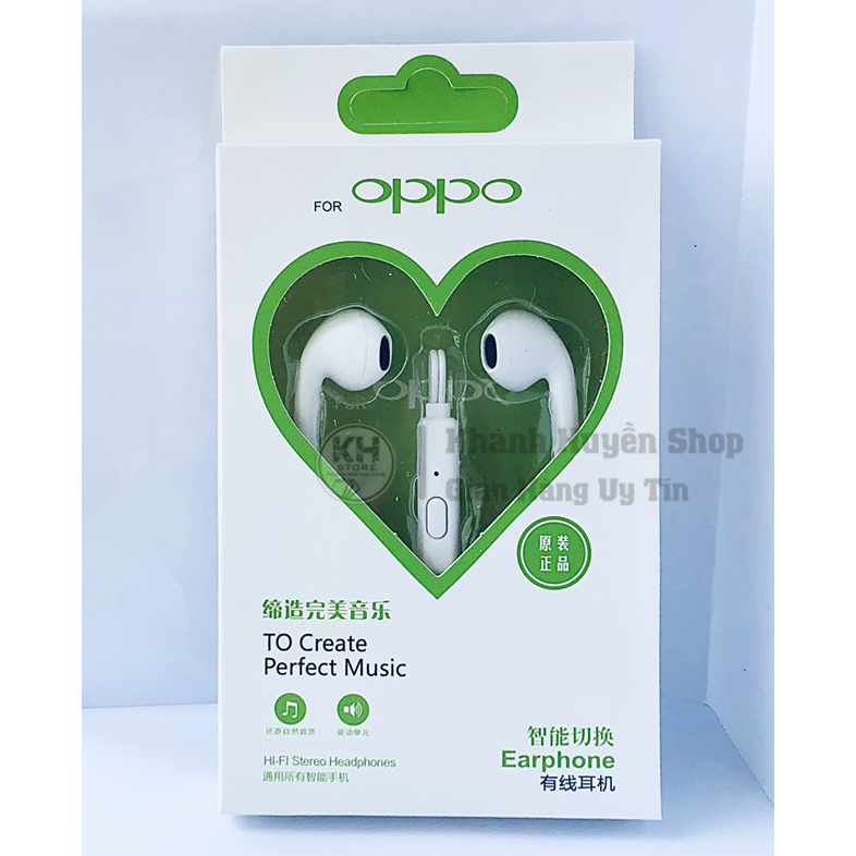 Tai nghe oppo có dây hình trái tim