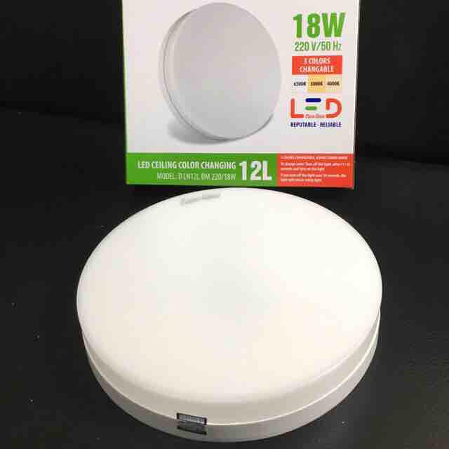 Led ceiling color changing Rang Dong model D LN12L ĐM 220/18w D220mm