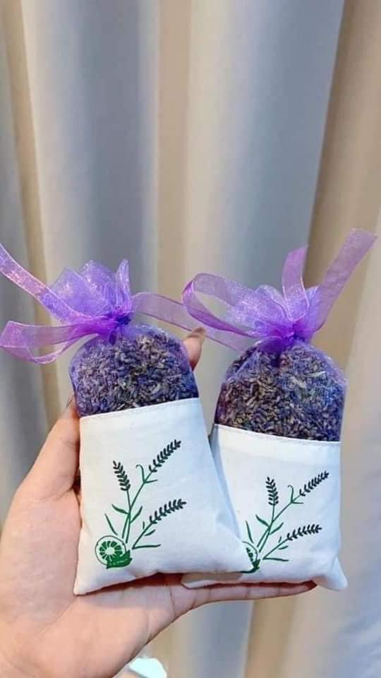 Túi thơm nụ hoa Lavender (túi thơm nụ hoa oải hương) -tkvt2