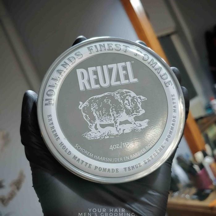 ▥△  Sáp vuốt tóc Reuzel Extreme Hold Matte Pomade - 113g