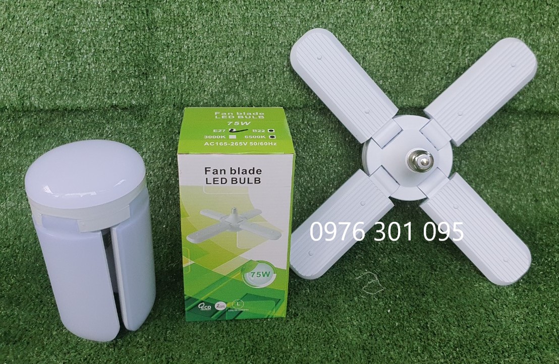 Đèn Led 4 Cánh Quạt 60W + Tâm Đèn [ Tốt ]