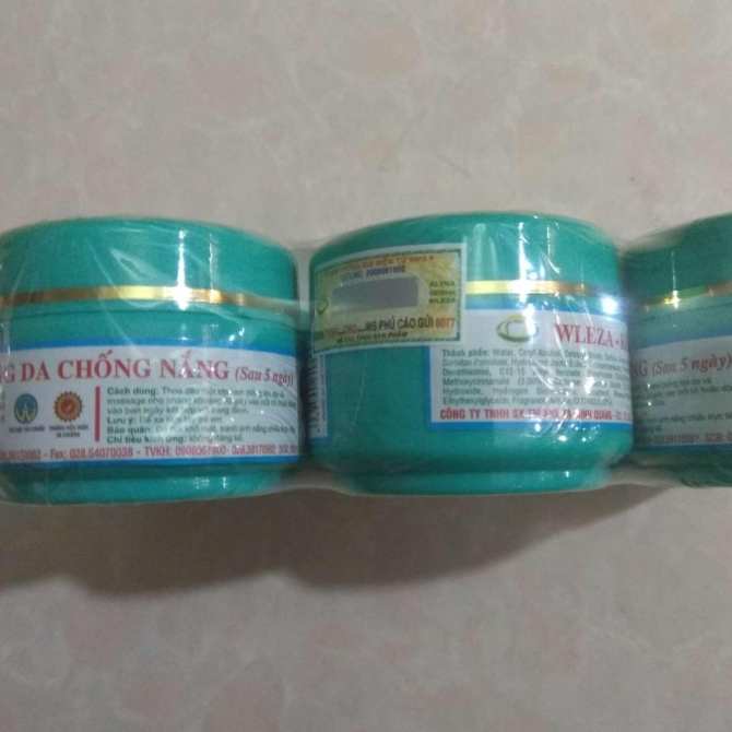 kem wleza dưỡng trắng da