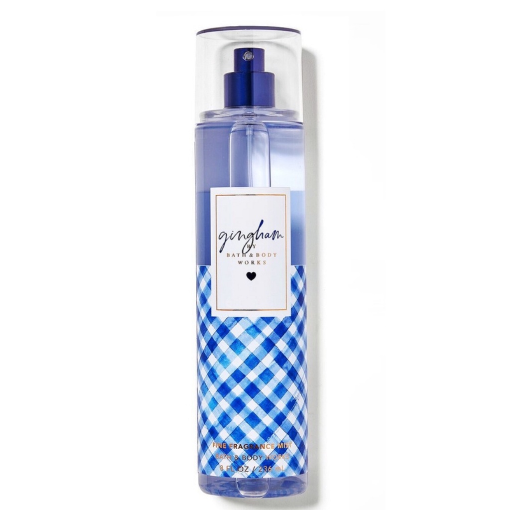 Xịt thơm GINGHAM BODY MIST Bath and Body Works Chai 236ml/20ml/10ml