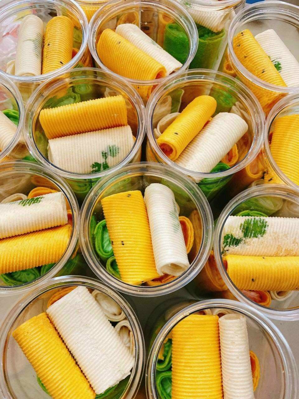 Bánh xếp kem 3 vị