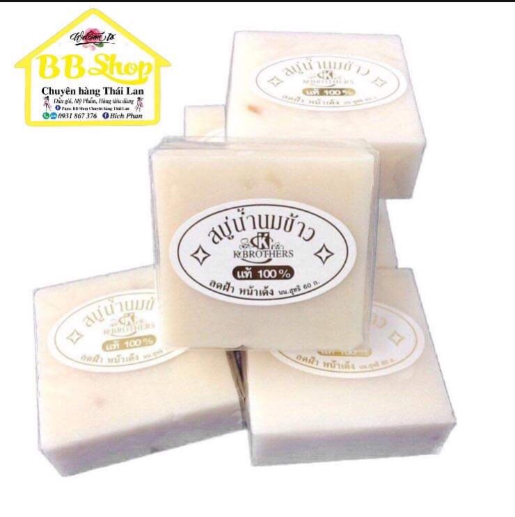 [HCM]SOAP TẮM TRẮNG SỮA GẠO THÁI LAN