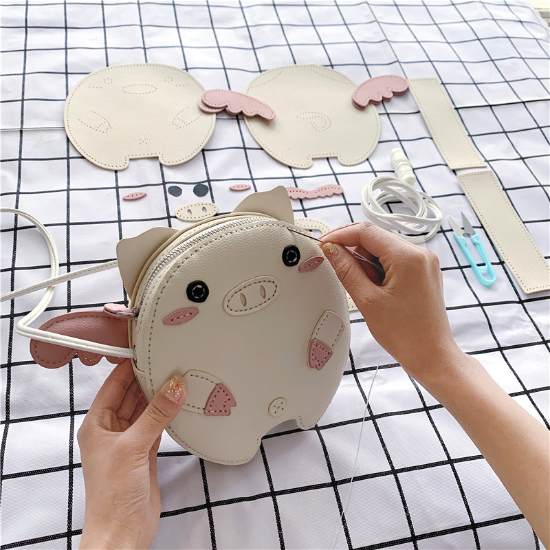Túi handmade tự đan, Túi tự làm DA01 da PU Zone Store47