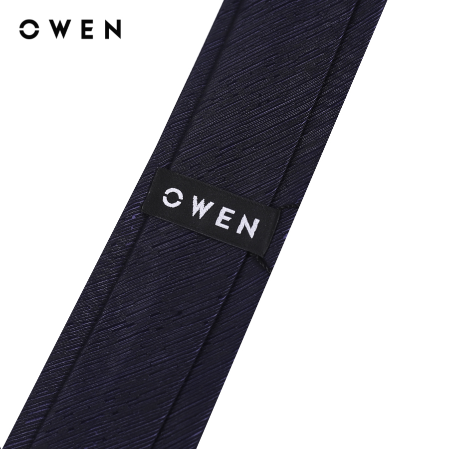 OWEN - Cà vạt CV232645 màu Navy chất liệu Polyester