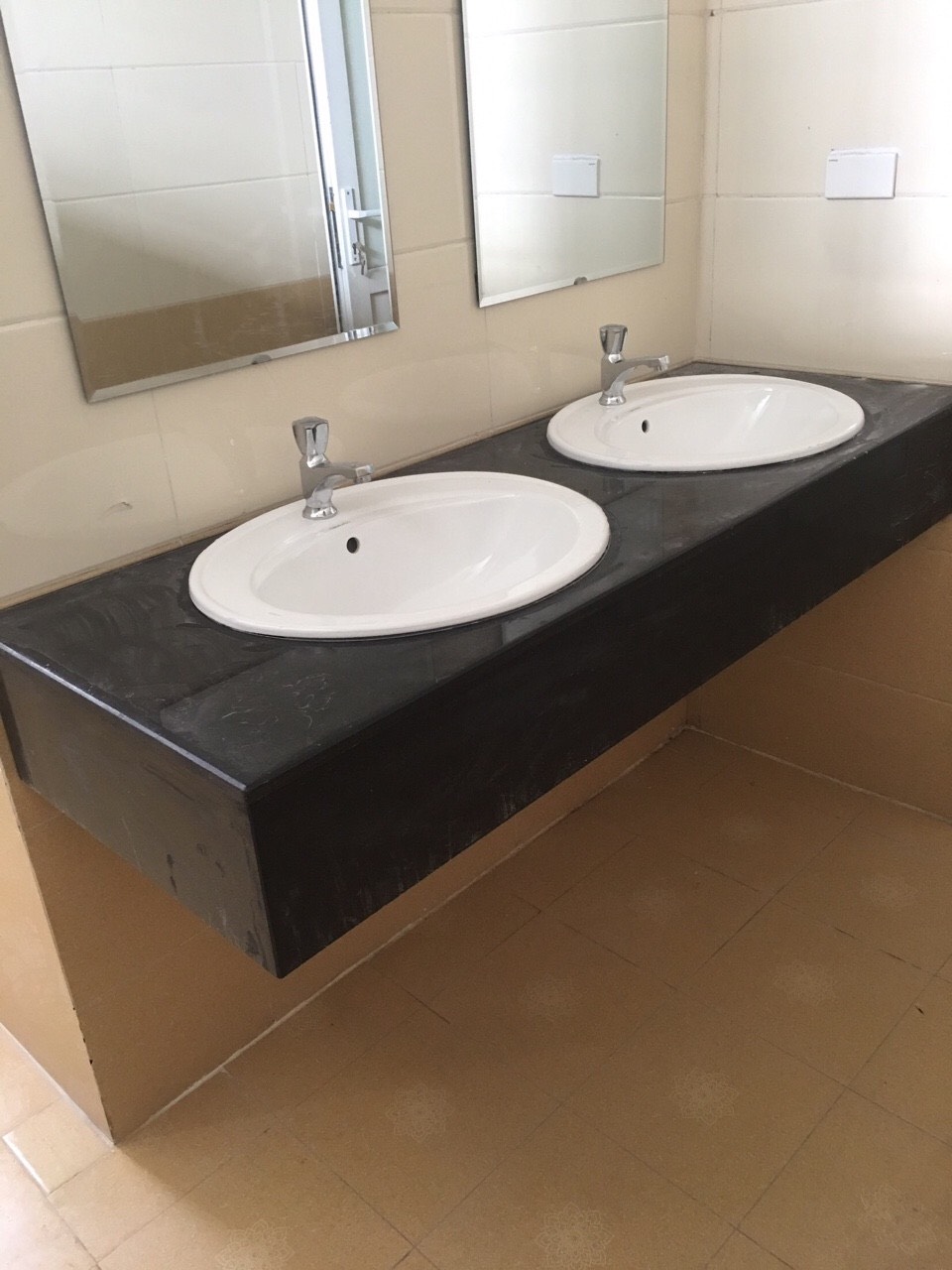 CHẬU RỬA MẶT, LAVABO BÁN ÂM 2 GRV -1801