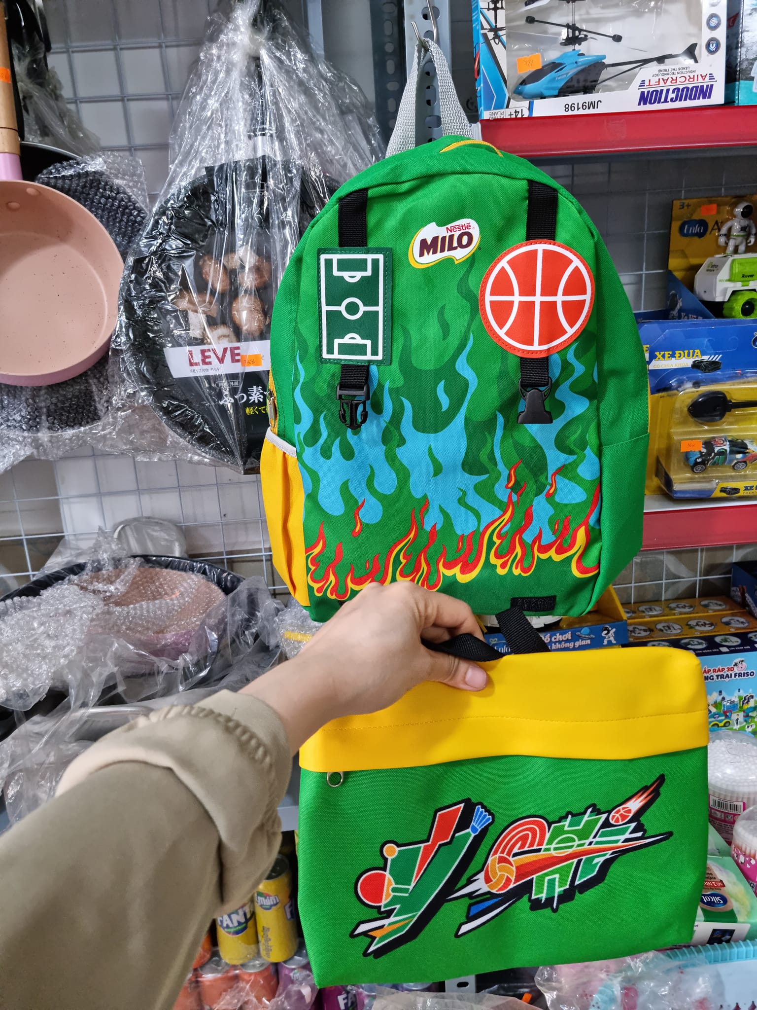 Balo Đi Học Cho Bé - Quà Tặng Sữa Milo