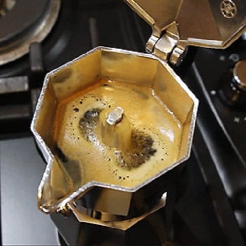 Bình Pha Cà Phê Mini Inox Moka 50ml - Phong Cách Kiểu Ý - Ấm Pha Cafe