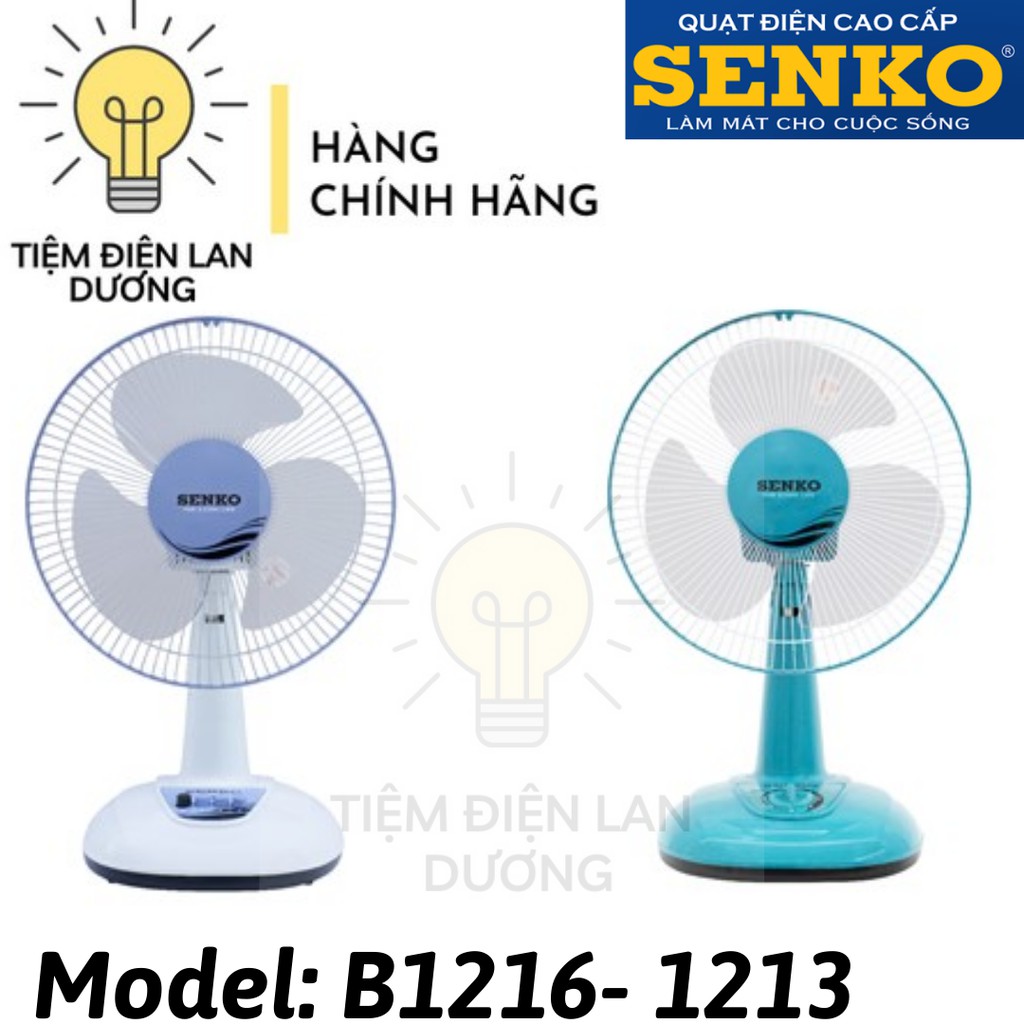 [HCM]Quạt bàn B3 Senko B1216/B1213 - [ MÀU NGẪU NHIÊN ]
