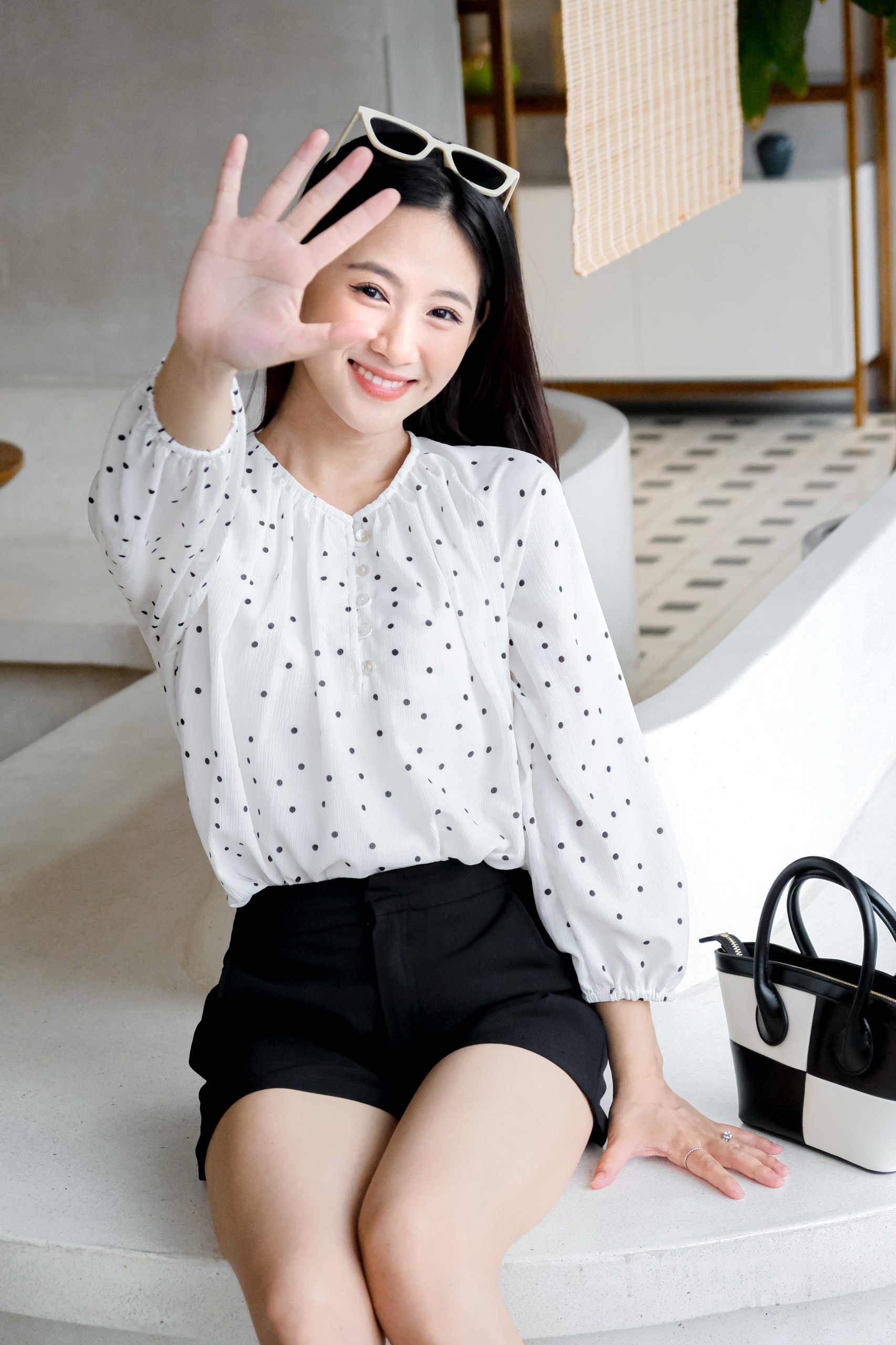 Áo MAYA- áo tay lỡ cổ tròn