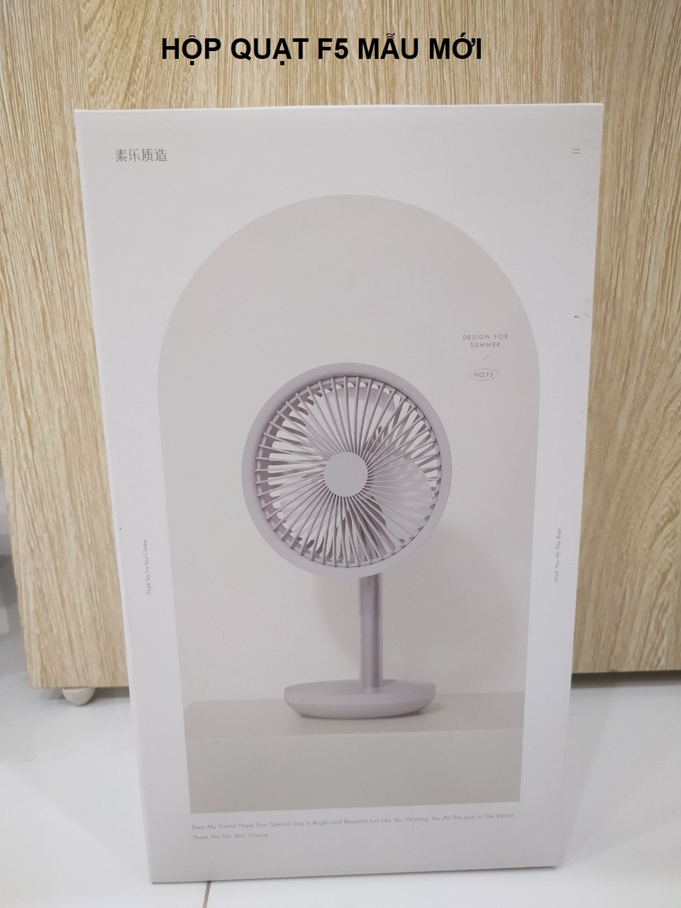 QUẠT TÍCH ĐIỆN XIAOMI SOLOVE F5
