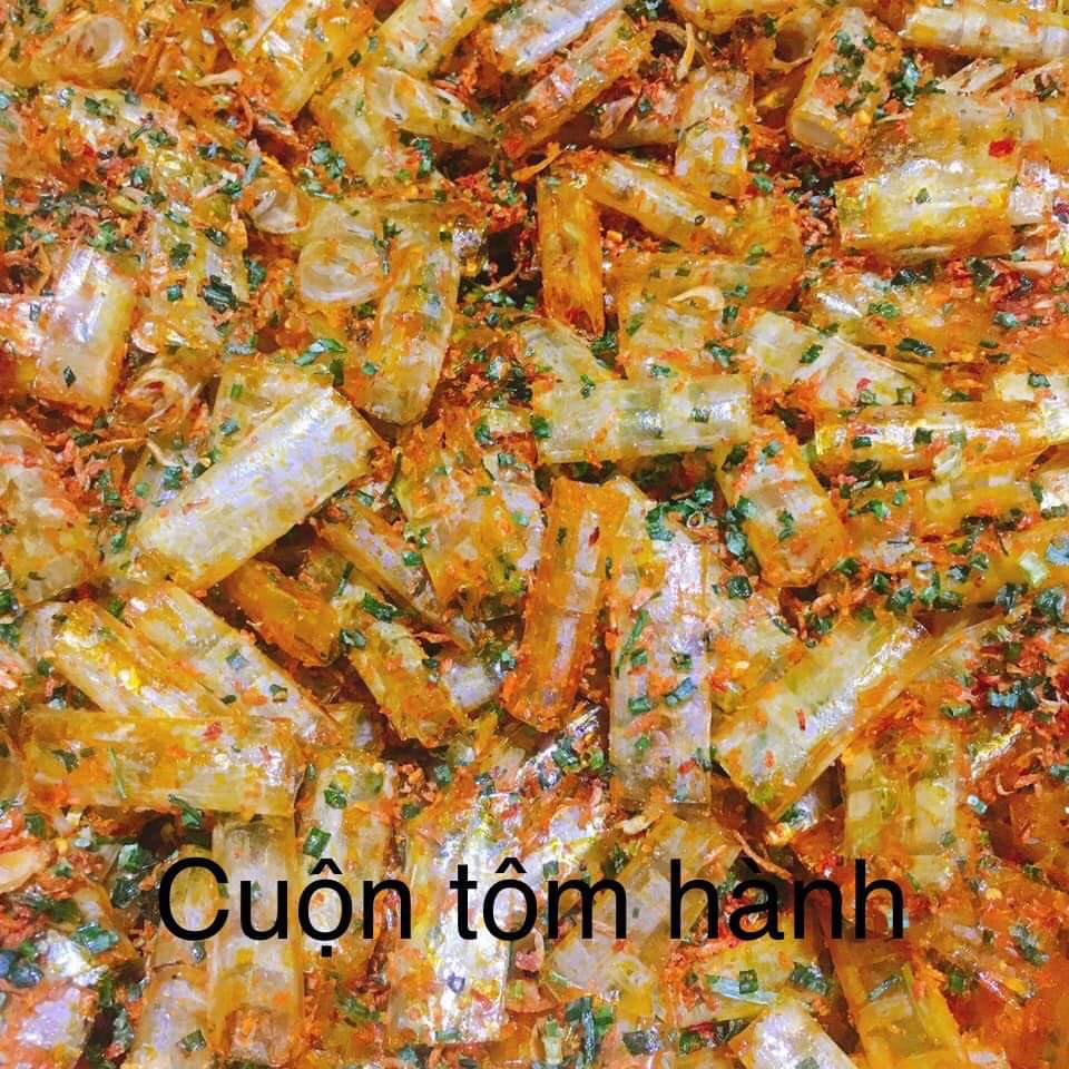 100gr Bánh tráng cuộn tôm hành Long An