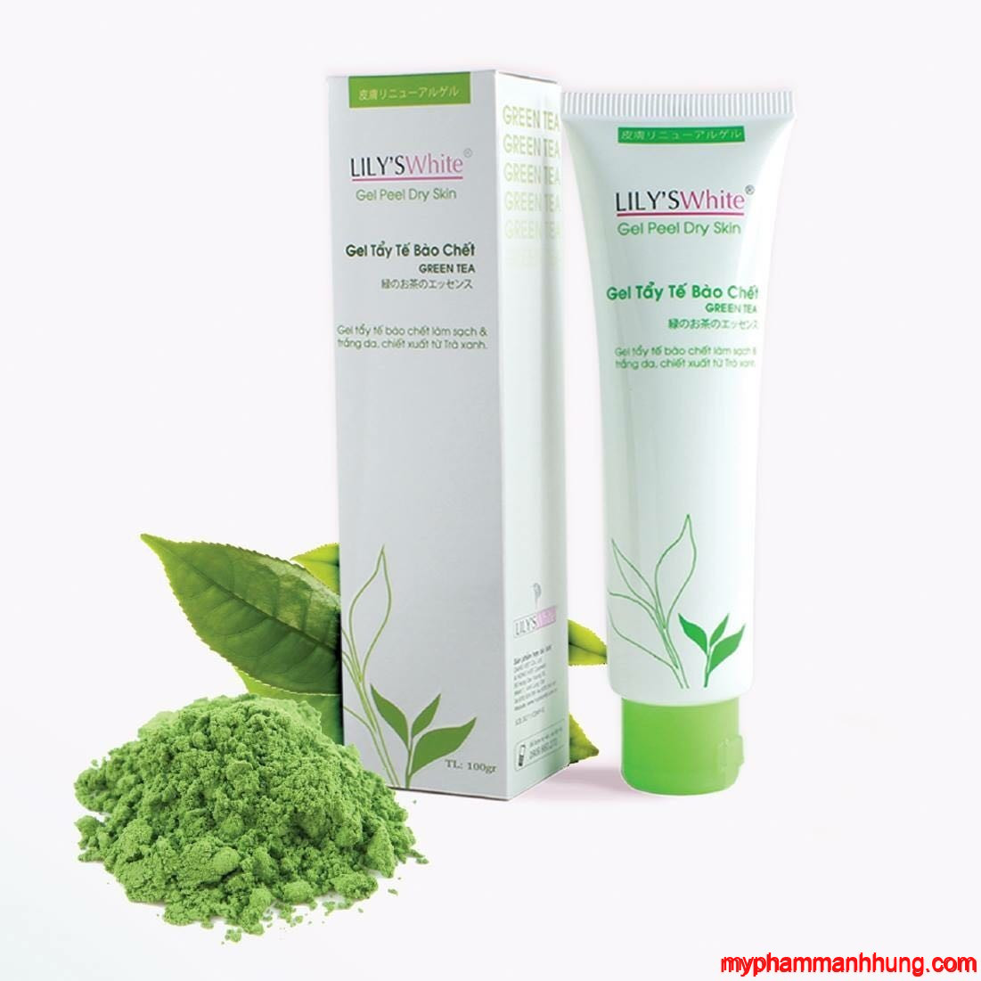 [HCM]????Gel tẩy tế bào chết Lilys white trà xanh - 100g