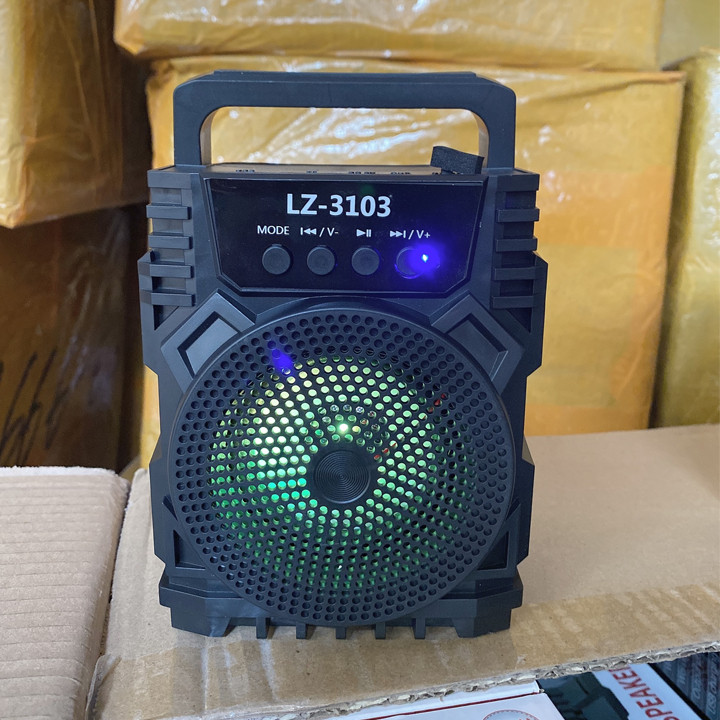 LOẠI TỐT-Loa Bluetooth Không Dây LZ-3103, Loa Nghe Nhạc Cầm Tay Di Động Nhỏ Gọn, Âm Thanh Chất Lượng Bass Trầm Ấm Kết Nối Usb,Thẻ Nhớ