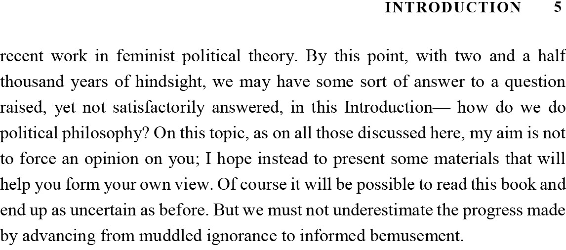 AN INTRODUCTION TO POLITICAL PHILOSOPHY (Sách đen trắng)