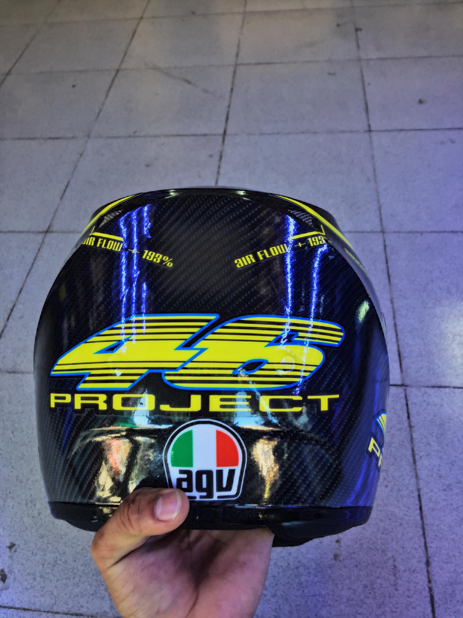 [HCM]TEM DÁN NÓN FULLFACE AGV 46 PROJECT