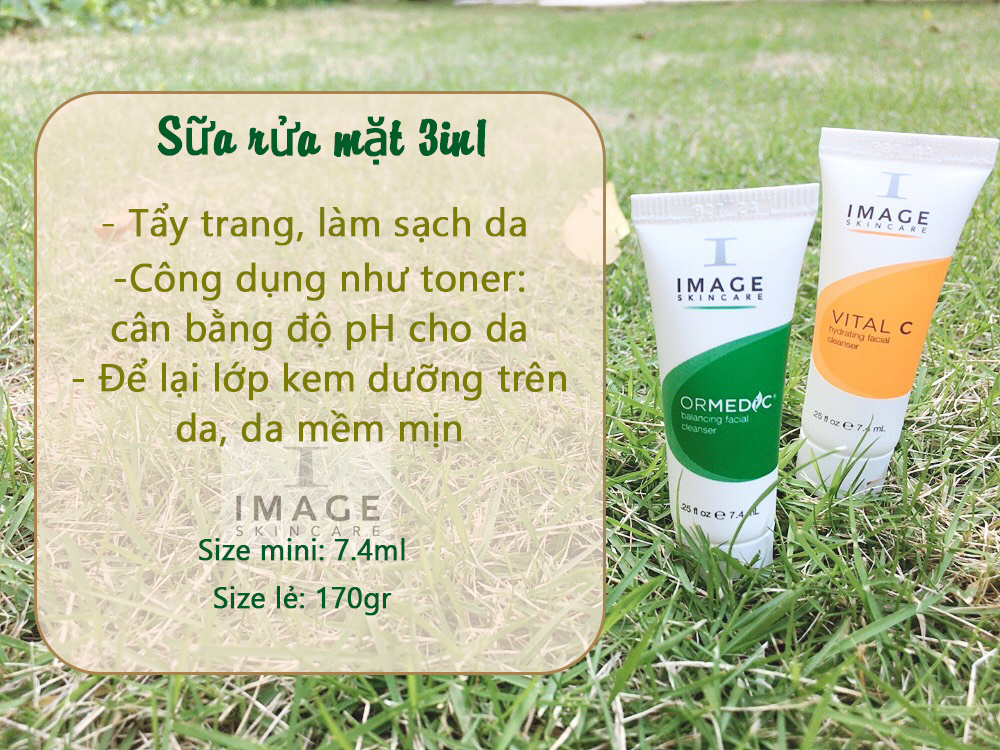 (Mini) Sửa rửa mặt phục hồi Vital C Ormedic Image Skincare