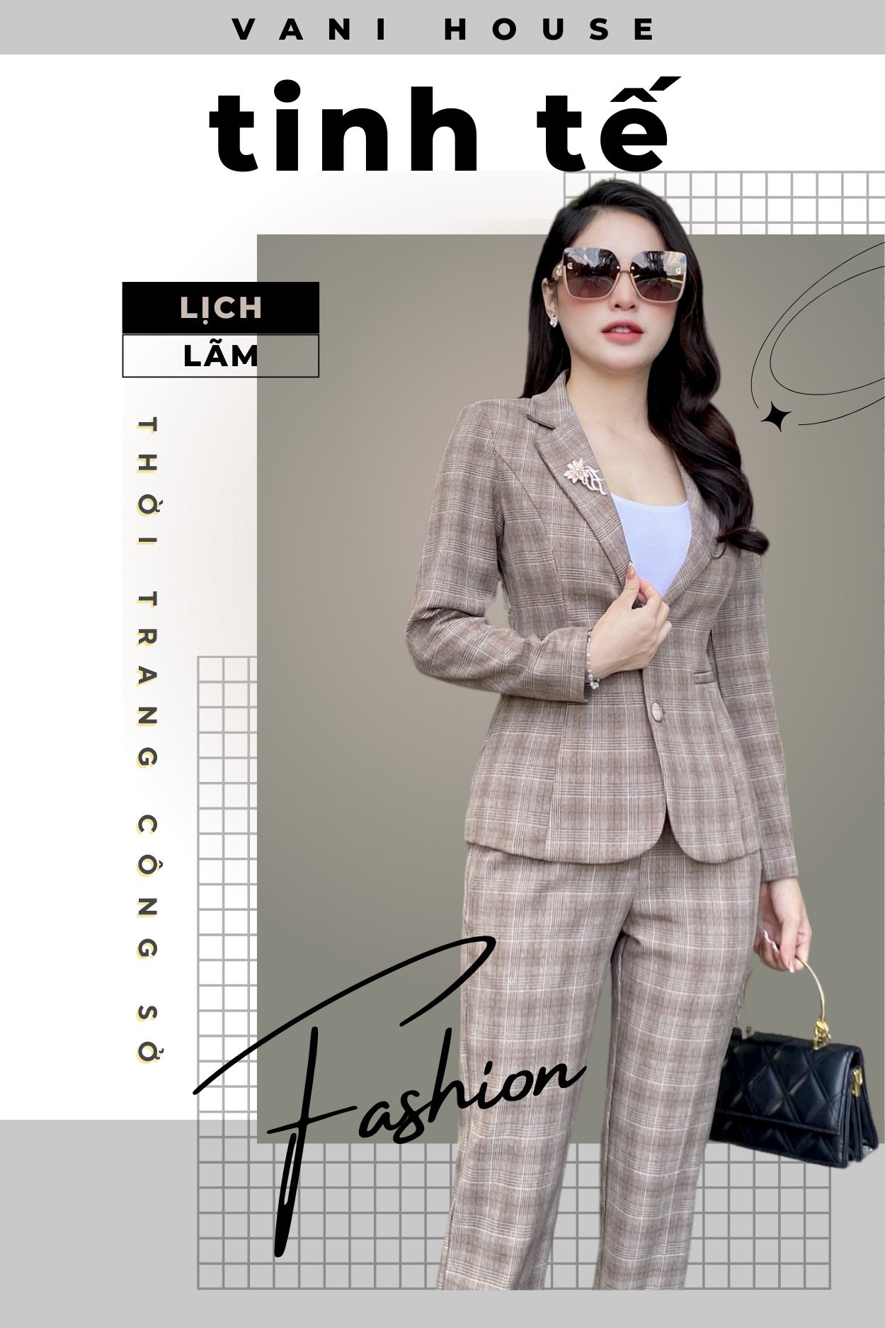 SET NGUYÊN BỘ ÁO VEST QUẦN DÀI