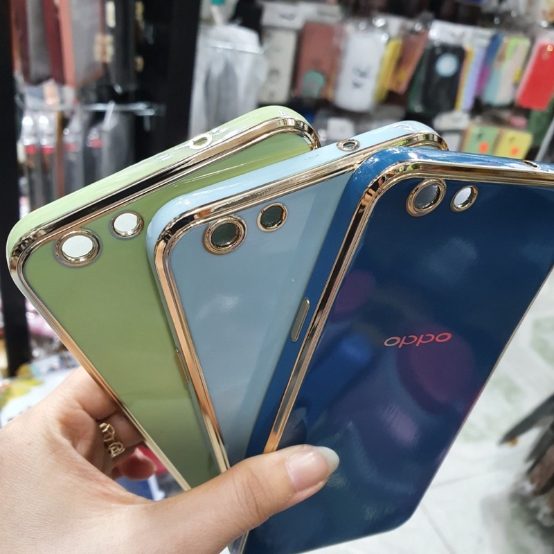 Ốp lưng Oppo F1S dẻo màu bóng thời trang