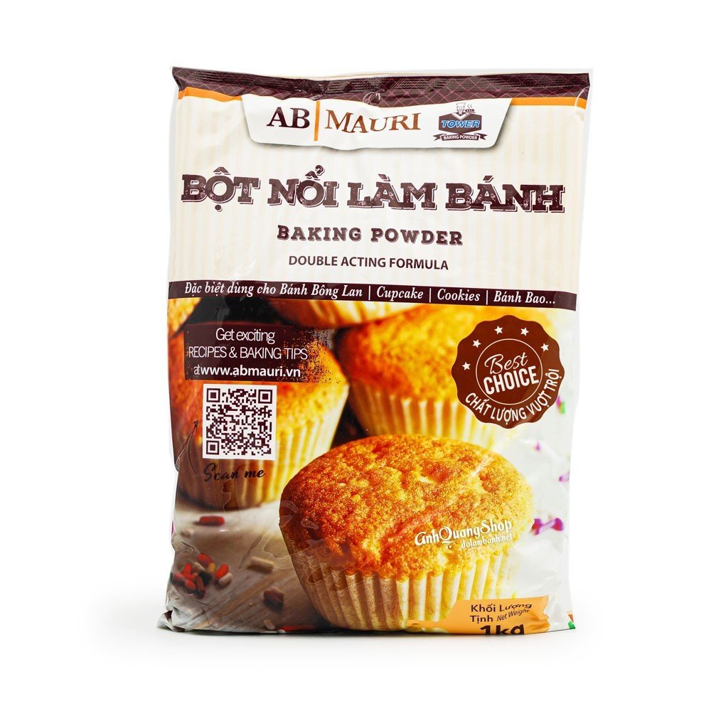 Bột nở/bột nổi/baking powder mauri 1kg - 500g