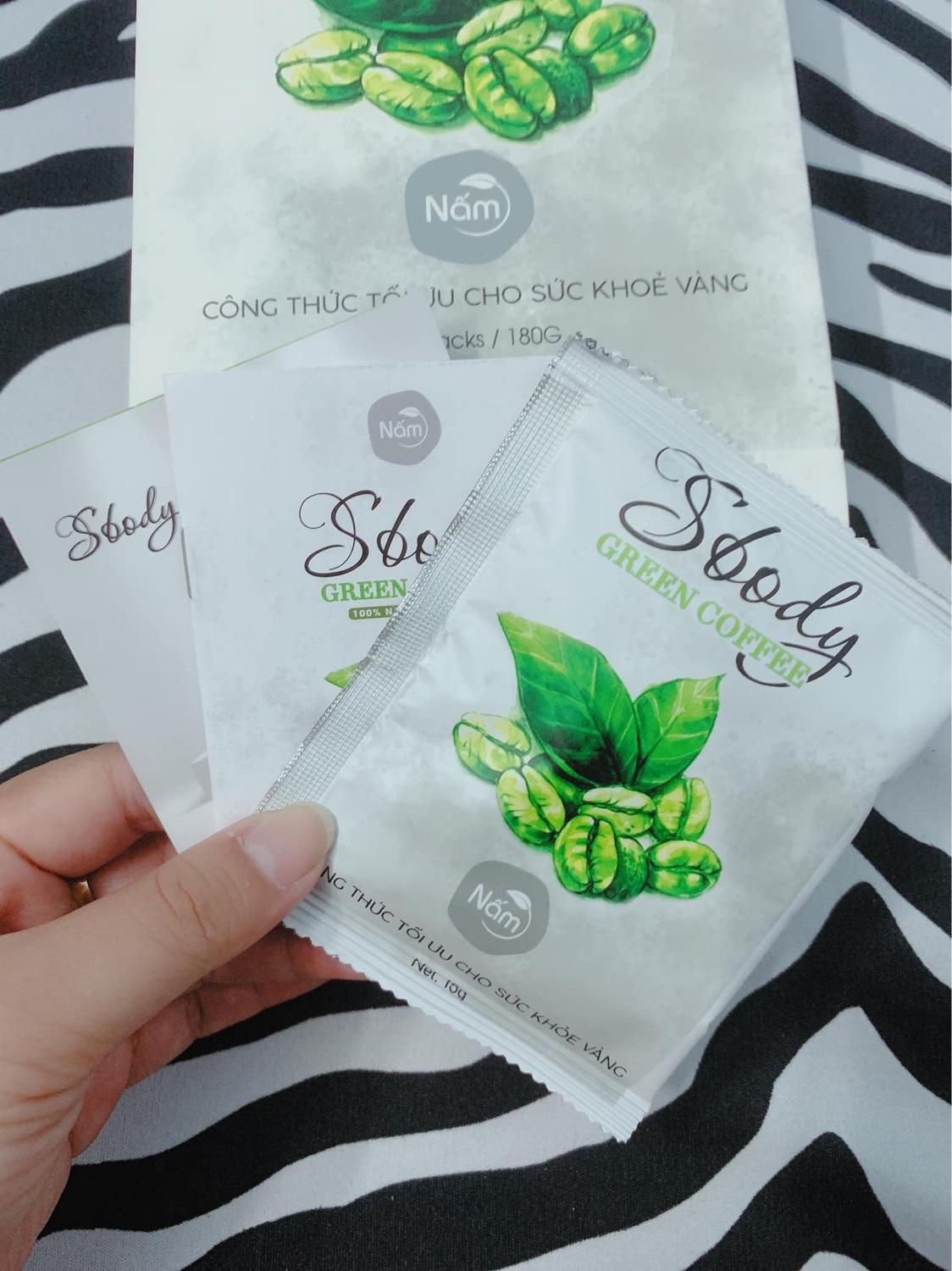 SBODY GREEN COFFEE CÀ PHÊ SỮA NẤM