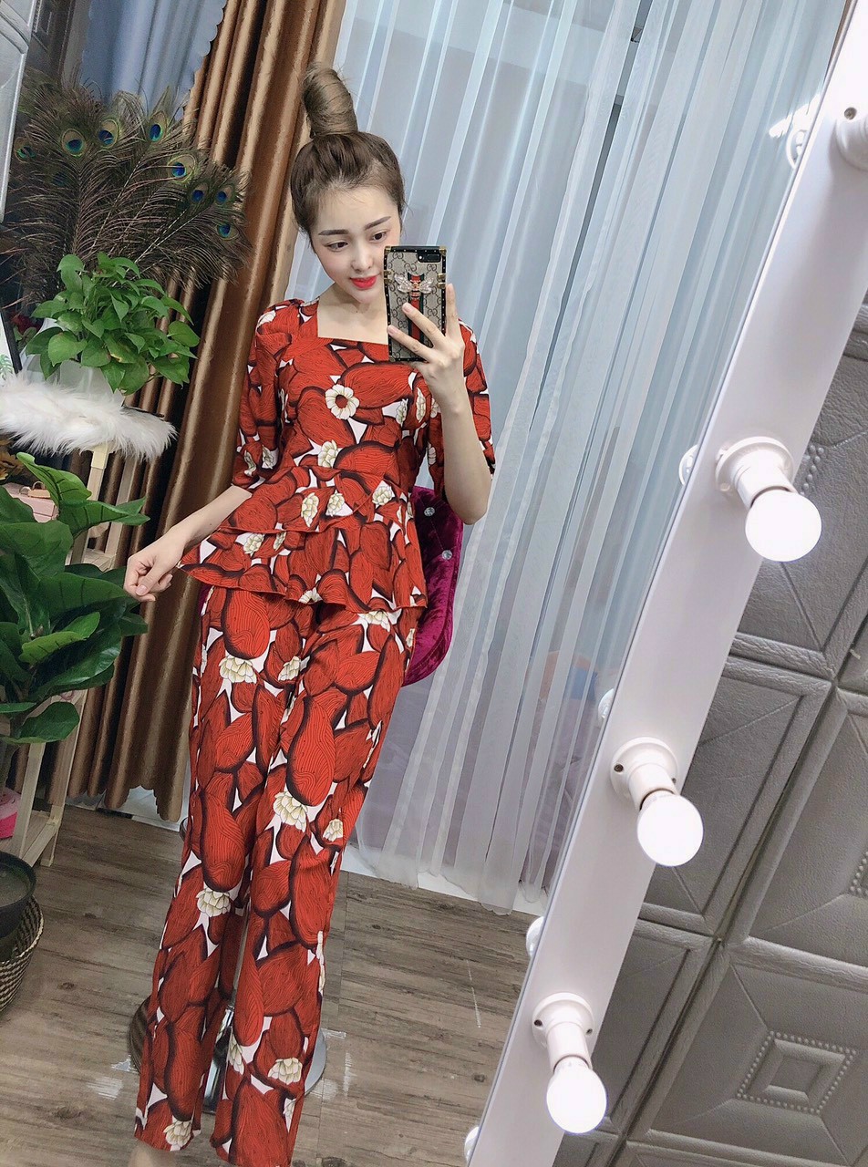 Sét bộ lụa tay lỡ-QH#setbonu