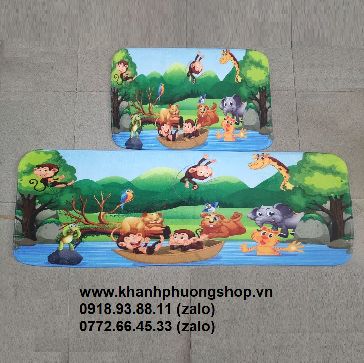 [HCM]bộ 2 thảm trải nhà bếp - bộ 2 thảm trải nhà bếp