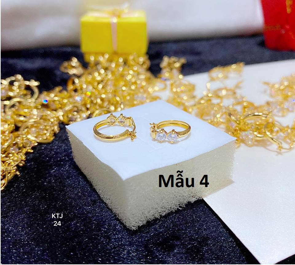Bông tai vàng tây trẻ em các mẫu MS26
