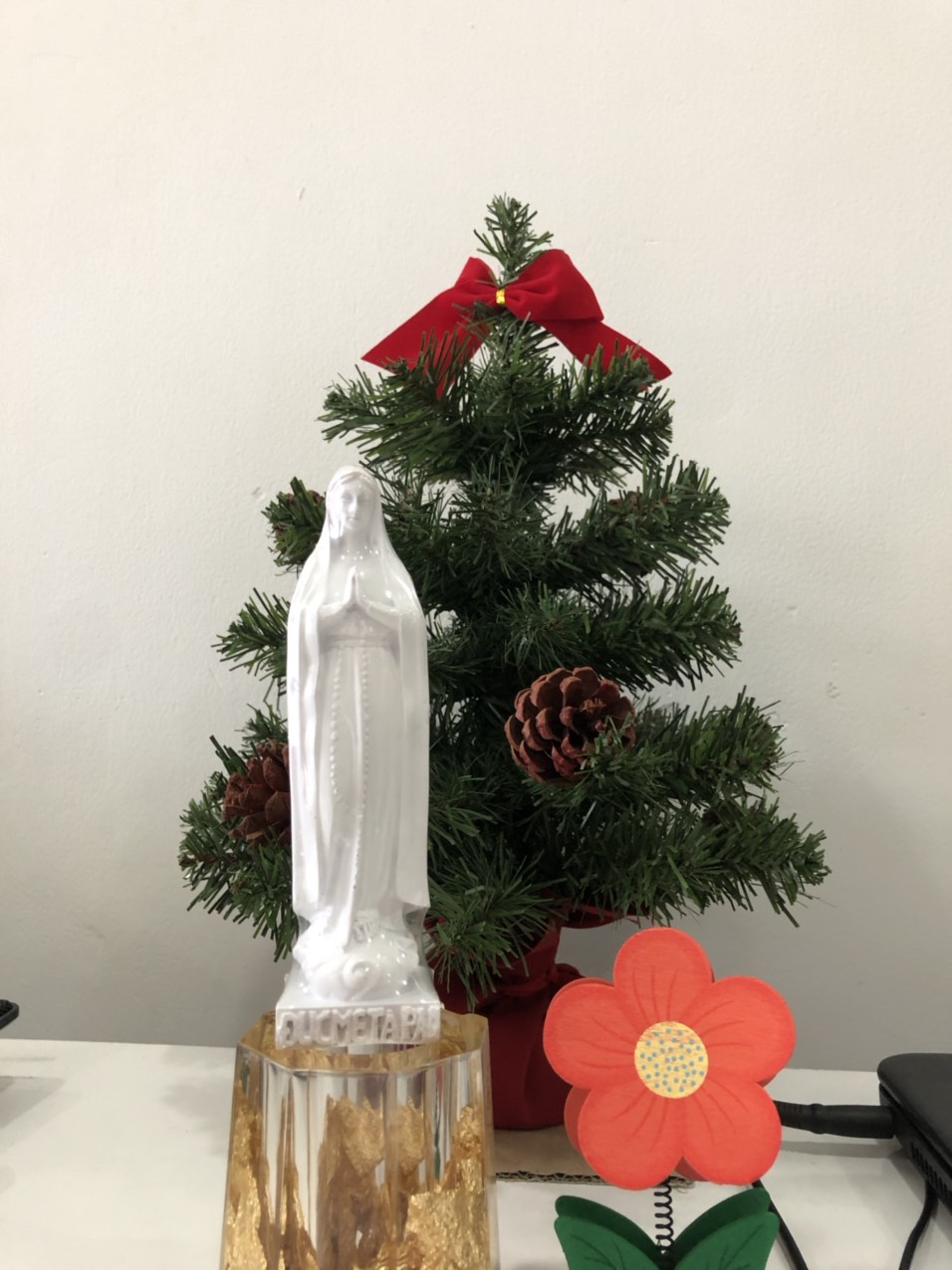 219. Đức Mẹ Tà pao 14cm