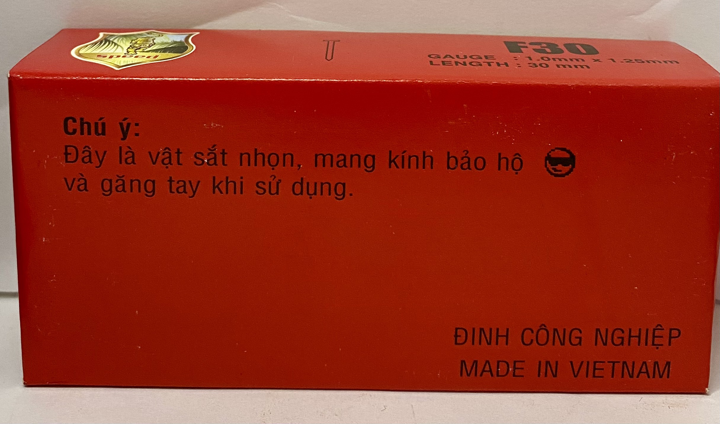 ĐINH BẮN GỖ CÔNG NGHIỆP F30 DÀI 30MM
