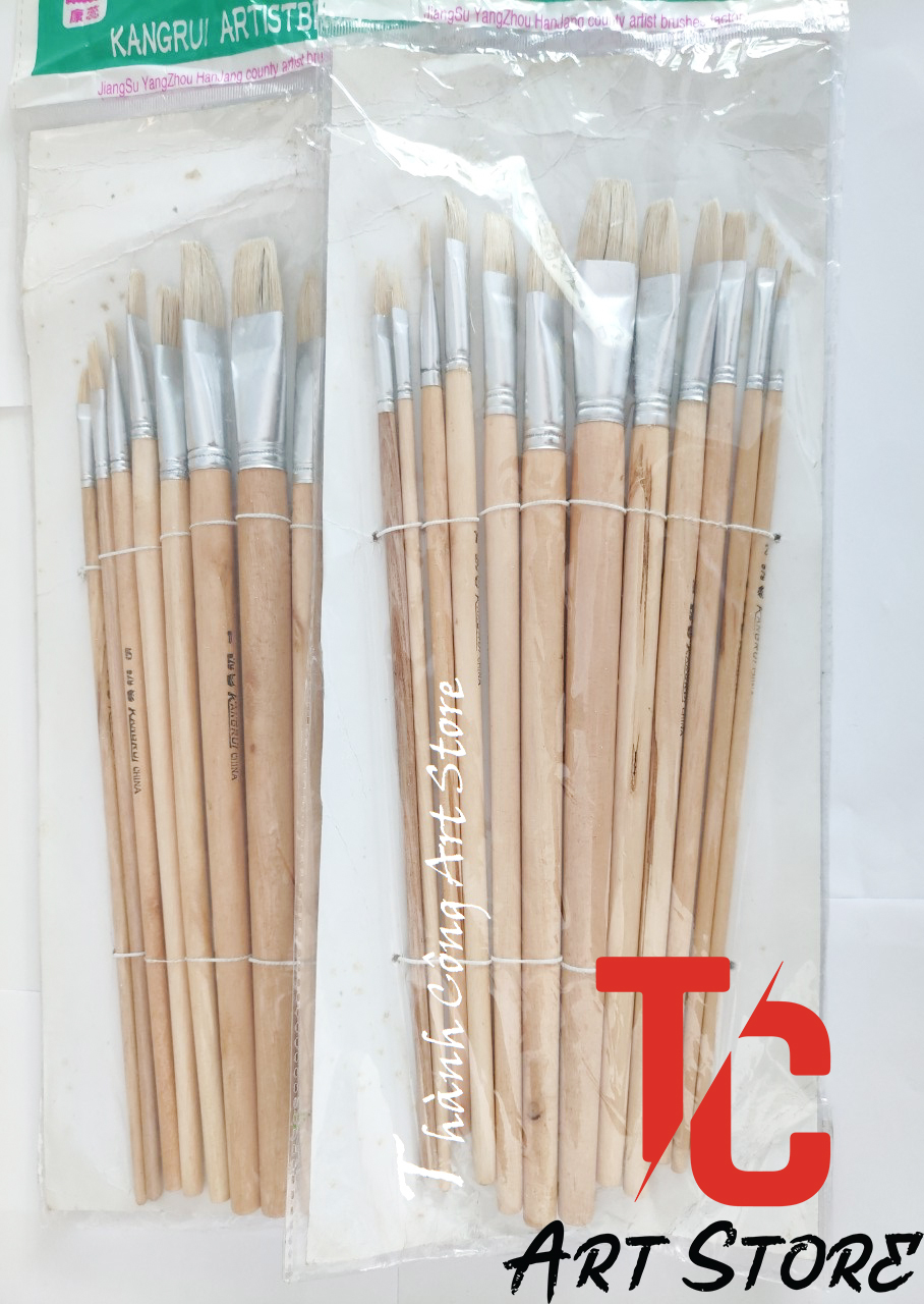 [TC Art Store] Bộ cọ Kangrui Artist brush 12 cây
