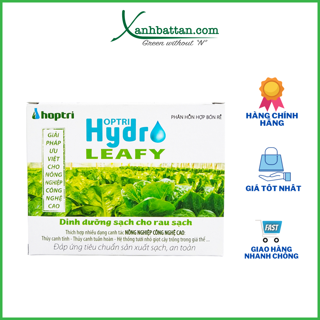 Dung Dịch Thủy Canh Rau Ăn Lá Hydro Leafy 2 Chai AB