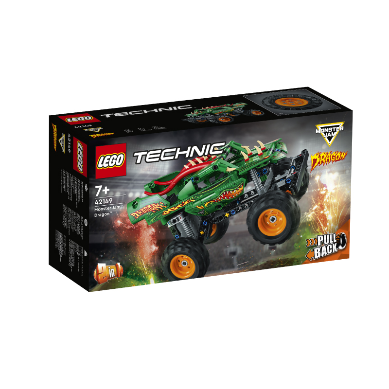 Đồ Chơi Lắp Ráp LEGO Technic Chiến Xe Monster Jam™ Dragon™ 42149 (217 chi tiết)
