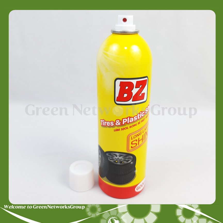 [HCM]Chai làm bóng vỏ xe BZ 600ml Greennetworks