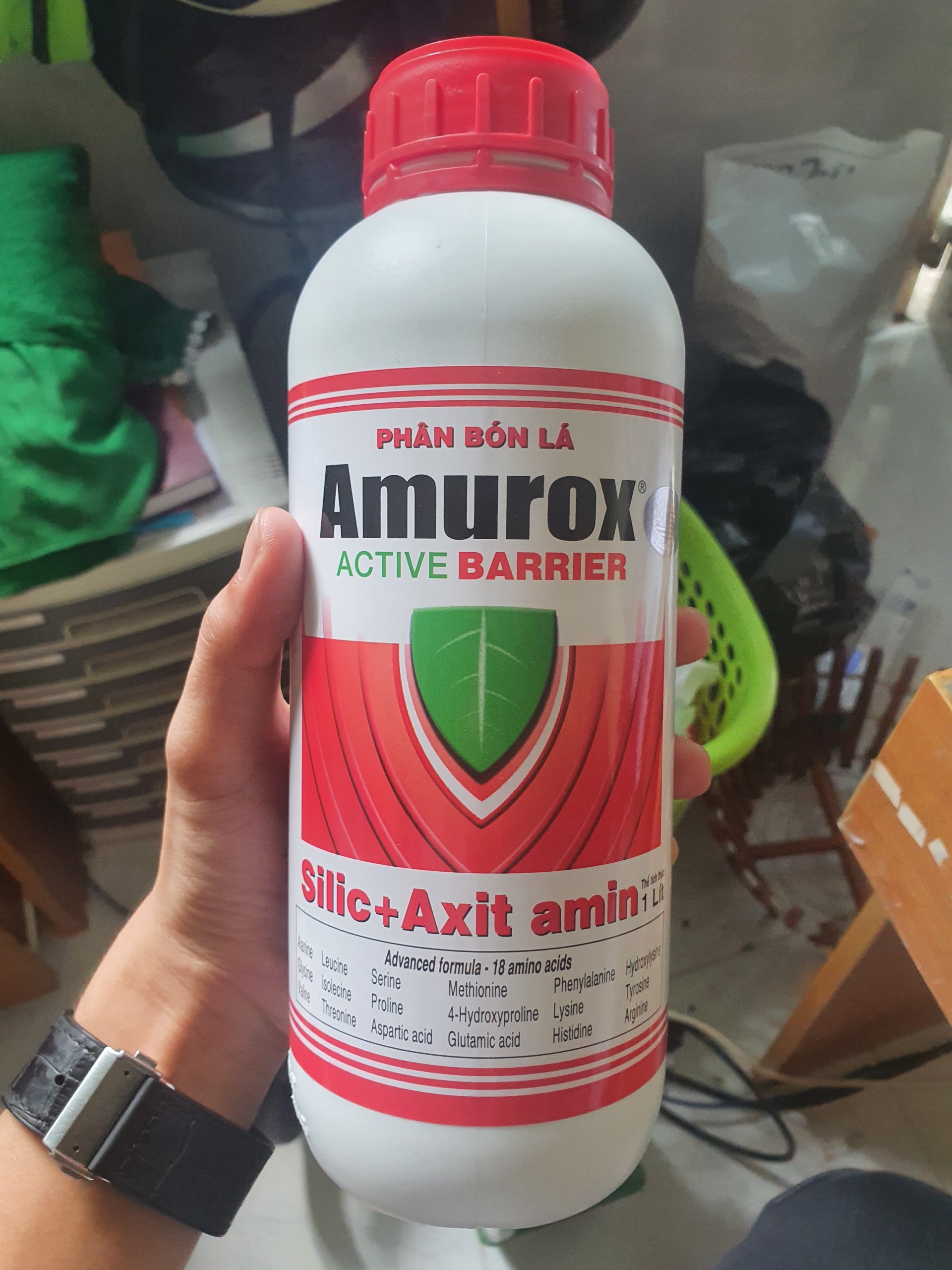 [HCM]Phân Bón Lá Sinh Học AMUROX ( Silic ) chai 1000ml - B1.1008